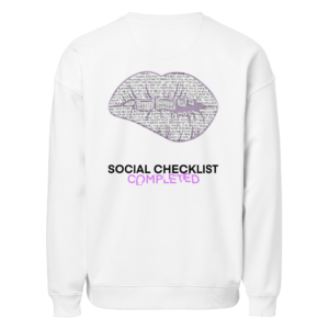social checklist pullover