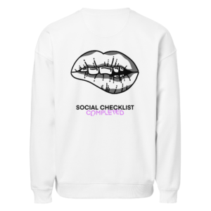 social checklist simple pullover