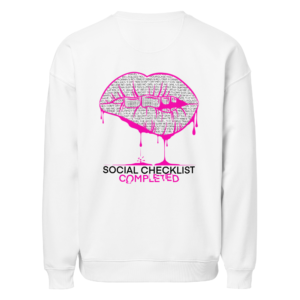 dripping lips pullover
